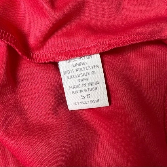 VINTAGE 90s Y2K DELIA’S Floral Lace Fit & Flare Skater Dress-Watermelon Size S - Picture 4 of 4